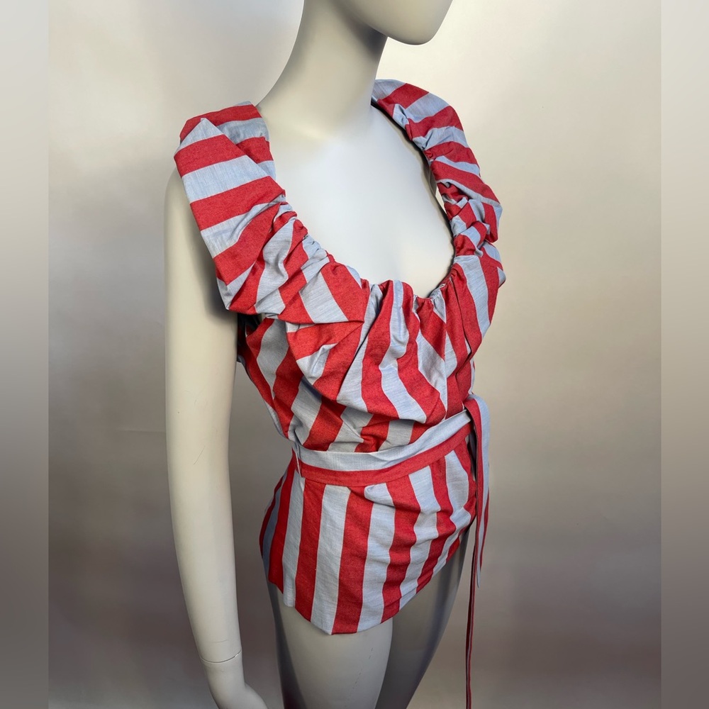 Vivienne Westwood Red Label FW15 Striped Soft Corset IT40 NWT